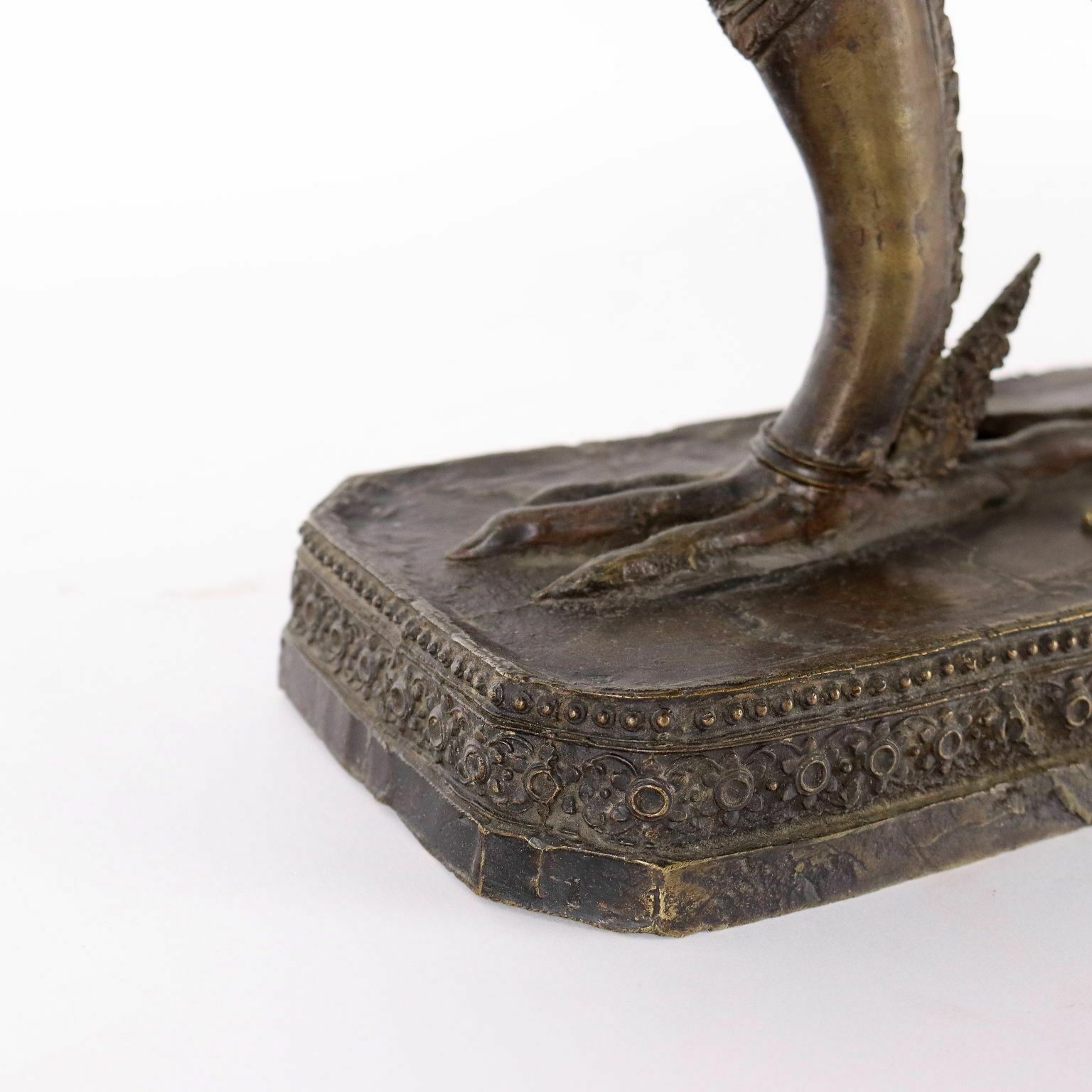 Antique Bronze Sculpture Nymph Thailand XX Century photo buy