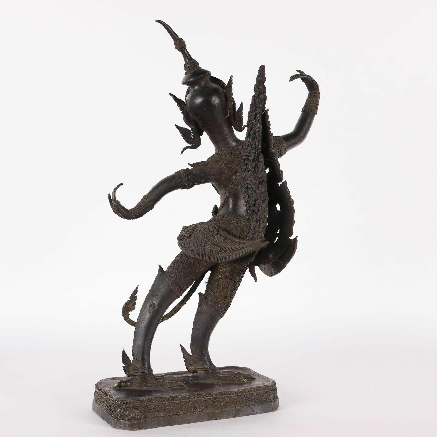 photo furniture Antique Bronze Sculpture Nymph Thailand XX Century