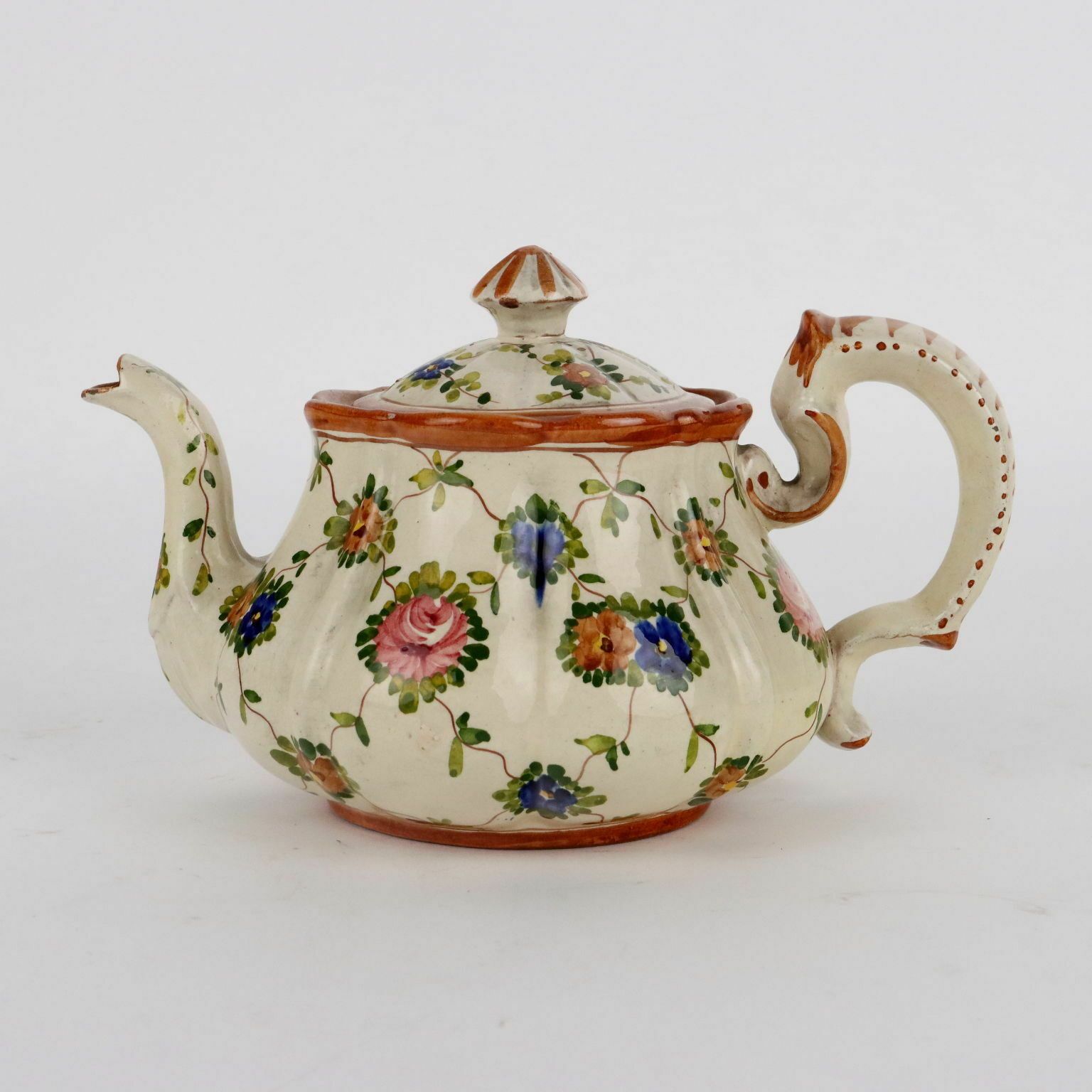 Antique Tea Set Majolica Maria Balossi Italy XX Century photo buy