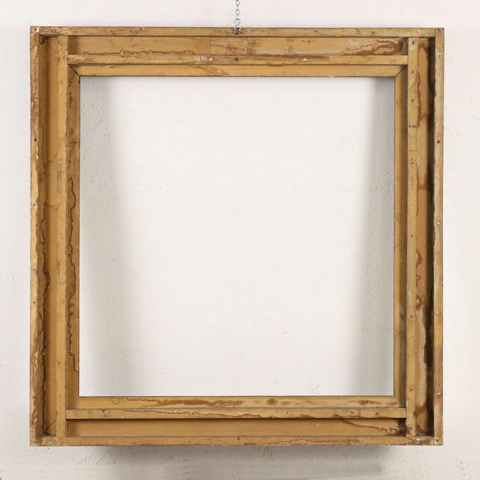 Antique Frame Gilded Wood Italy Early XX Century photo vintage