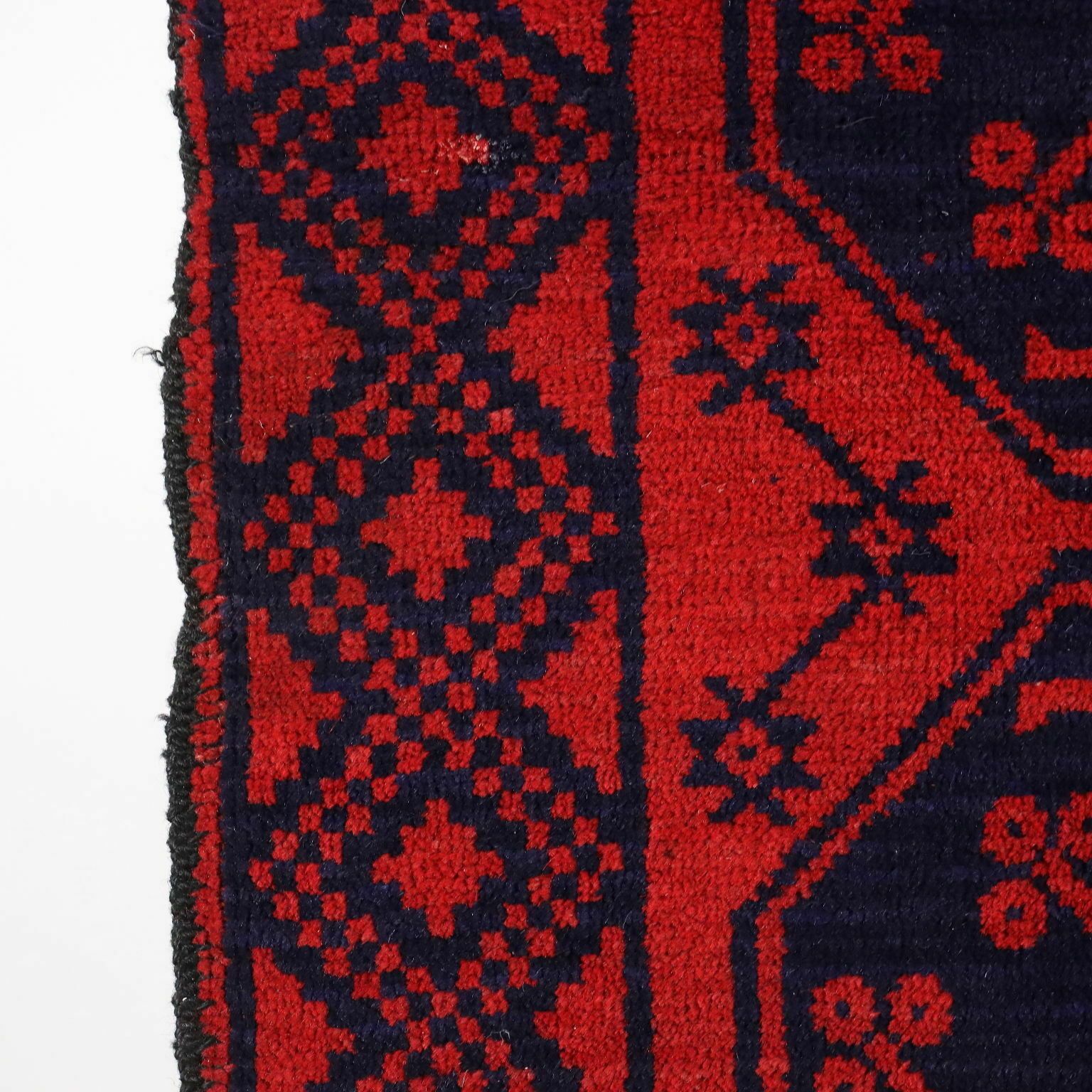 Antique Asian Bukhara Carpet Wool Heavy Knot 74 X 44 In photo 420.0