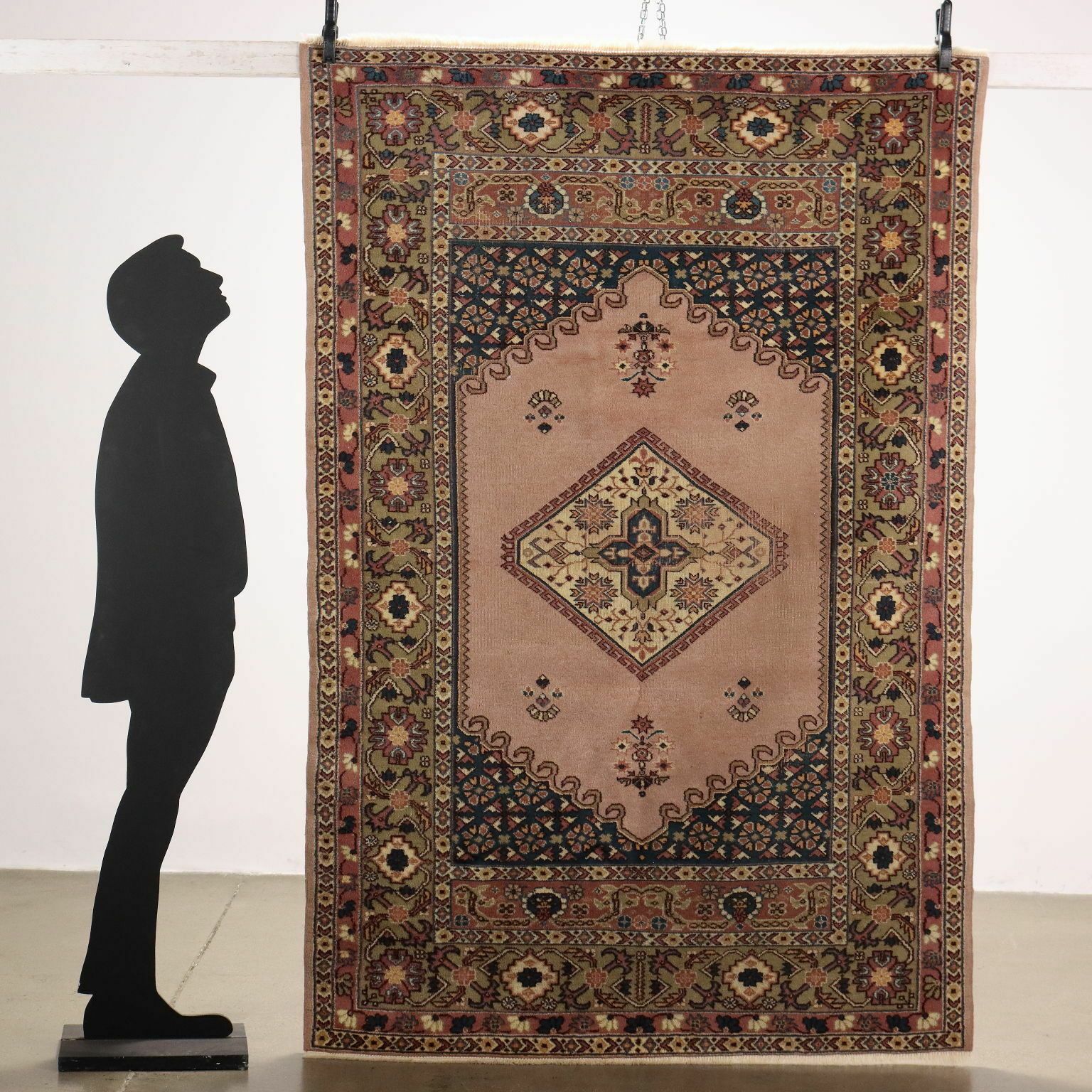 Antique Melas Carpet Wool Heavy Knot Turkey 88 X 58 In photo furniture