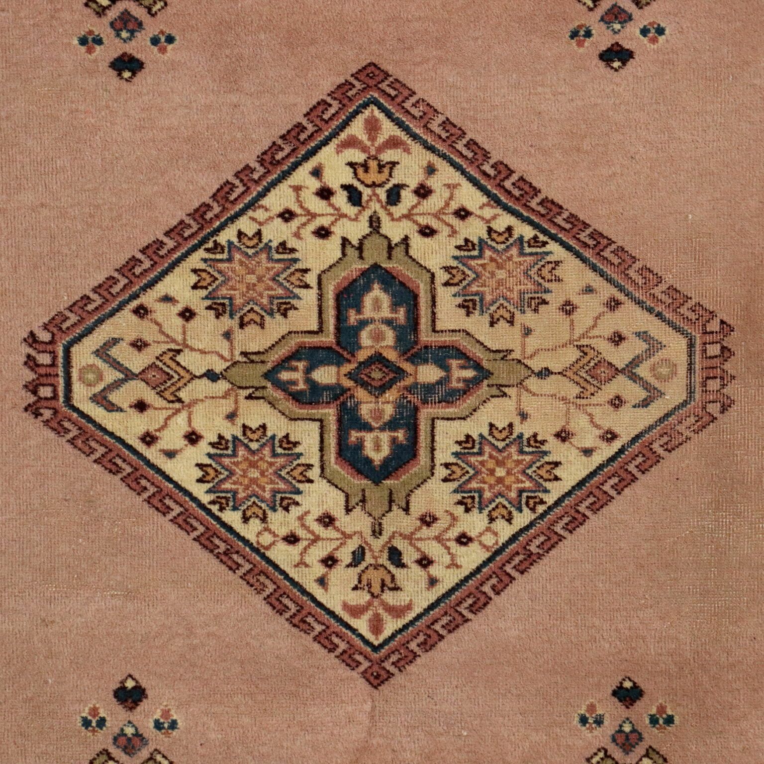 Antique Melas Carpet Wool Heavy Knot Turkey 88 X 58 In photo for sale