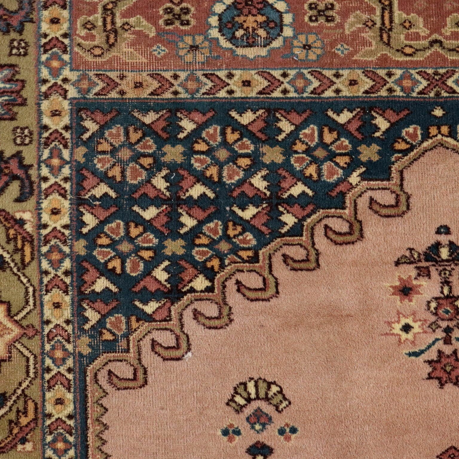 Antique Melas Carpet Wool Heavy Knot Turkey 88 X 58 In photo Textiles