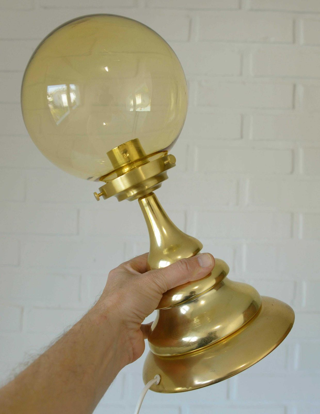Vintage Desk Lamp / Mcm Lighting / Yugoslavia 1960's / Mid Century Modern / Hollywood Regency / Retro Table Lamp / Cool Bedside Lamp / Italy photo vinterior