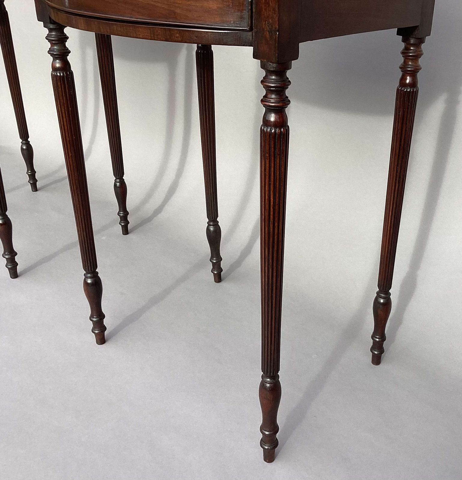 Furniture Fine George III Pair Of Mahogany Bedside Cabinets / Cupboards photo