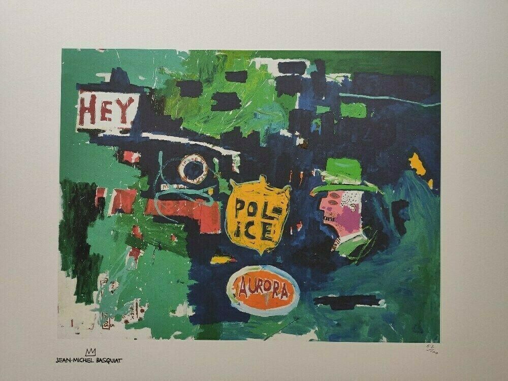 Jean Michel Basquiat Signed Love Dub For A , 1987 With Ceritficate photo furniture