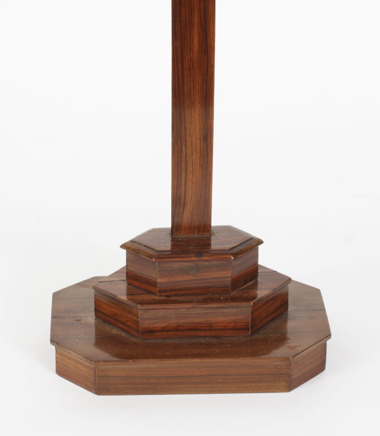 Antique 2ft French Box Wood Corpus Christi Olive Wood Cross & Base 17th C photo 2350.0