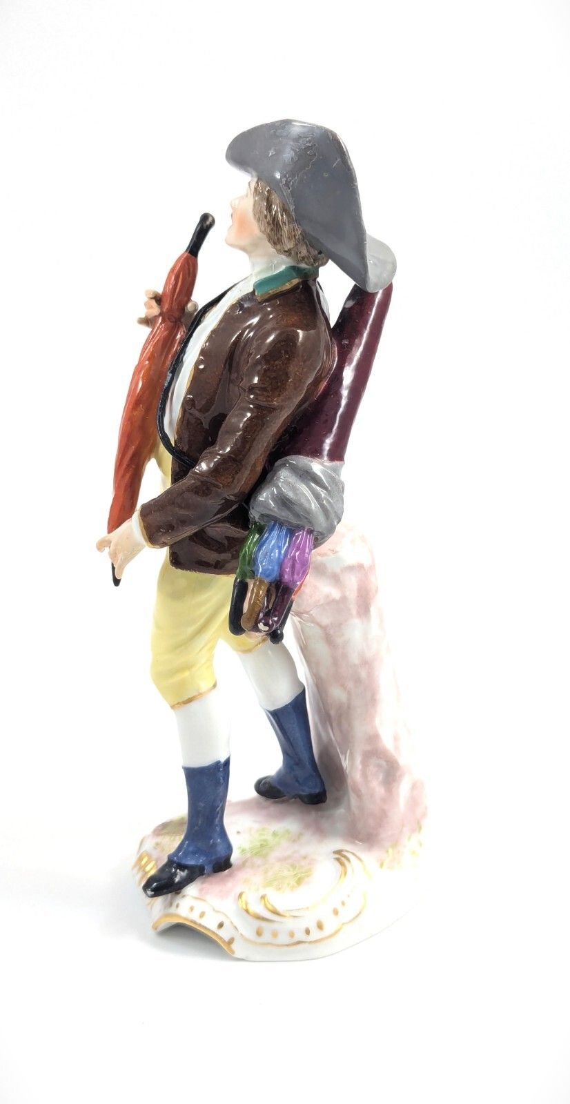Porcelain Figurine “Umbrella Seller,” Samson, France, 1860 photo for sale