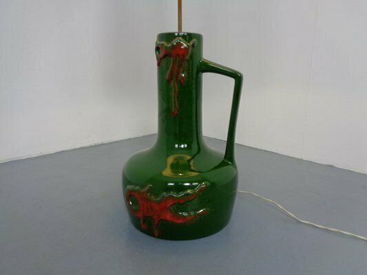 Large 440 50 Pop Art Ceramic Floor Lamp From Scheurich, 1970s photo buy