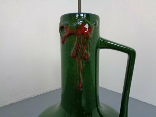 photo vinterior Large 440 50 Pop Art Ceramic Floor Lamp From Scheurich, 1970s