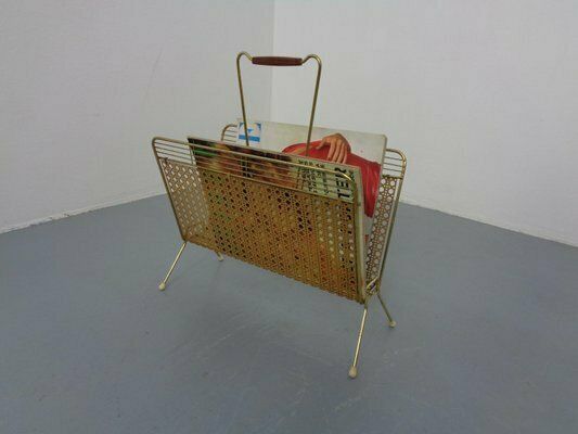 French Metal Magazine Rack, 1960s photo 316.0