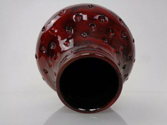 photo for sale Italian Strawberry Ceramic Vase By Fratelli Fanciullacci For Bitossi, 1960s