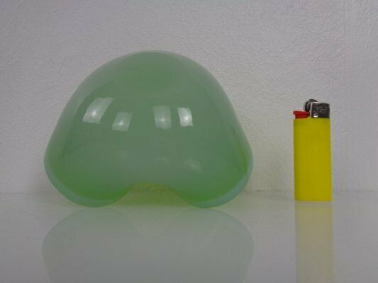 Green Sommerso Murano Glass Ashtray, Italy, 1960s photo vintage