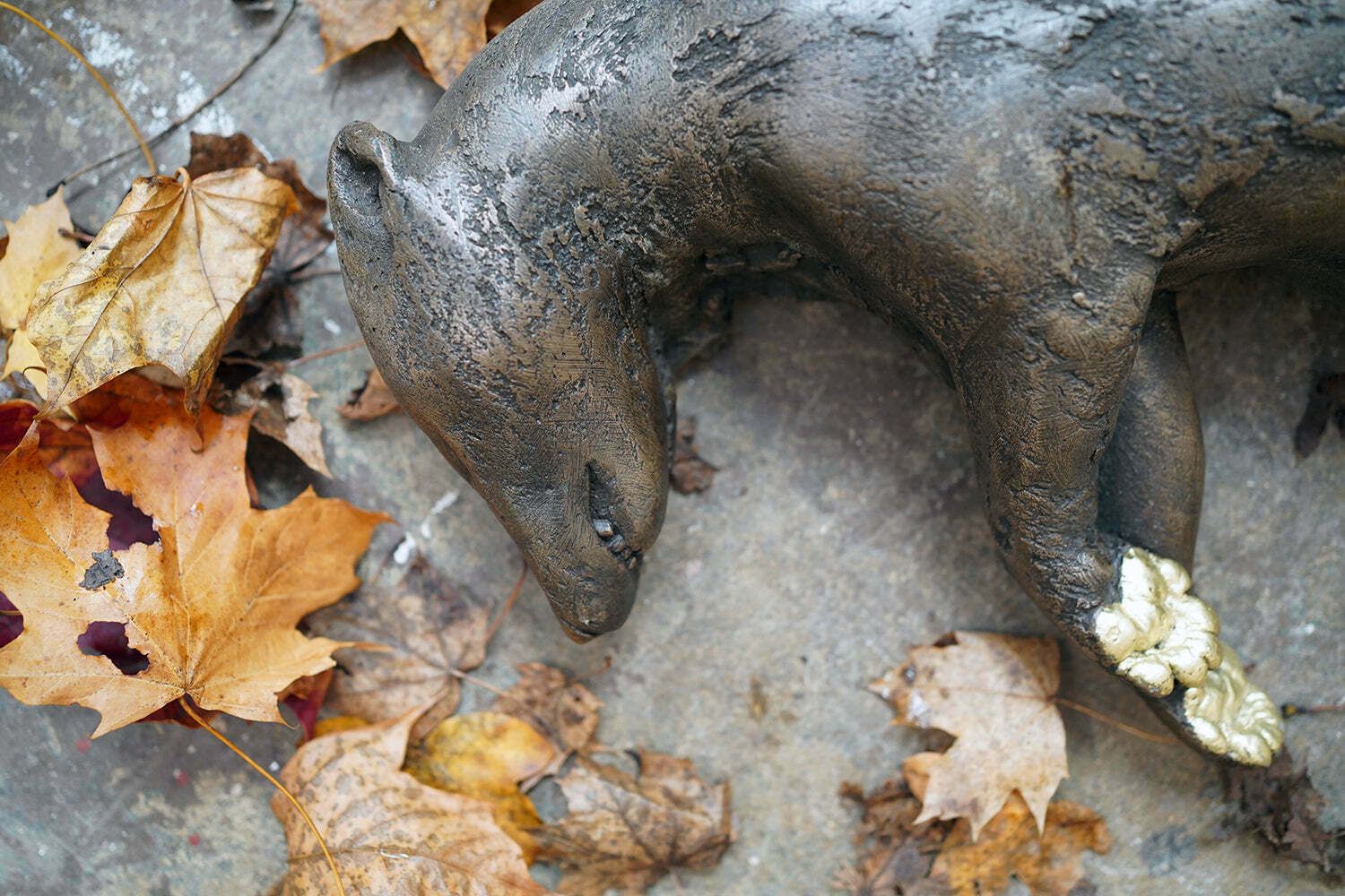 Beth Carter; Badger; Bronze Resin; 3/15 photo furniture