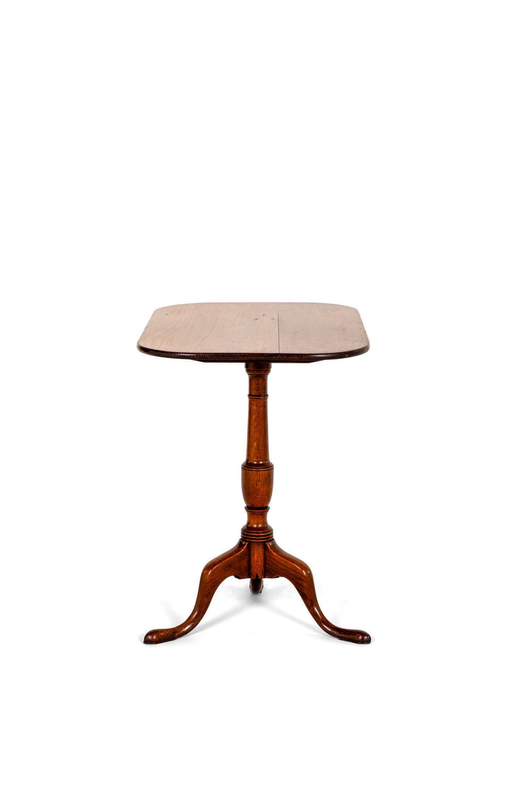 Georgian Oak Tripod Table, 1800s photo furniture