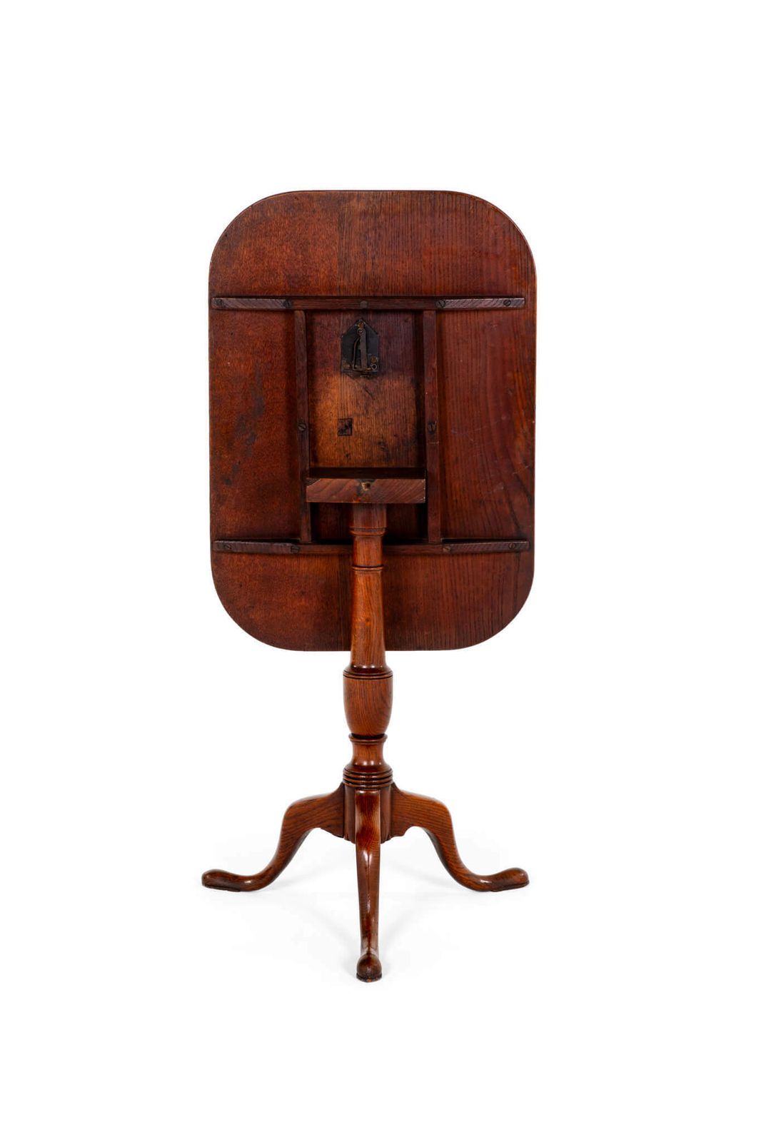 Georgian Oak Tripod Table, 1800s photo vinterior