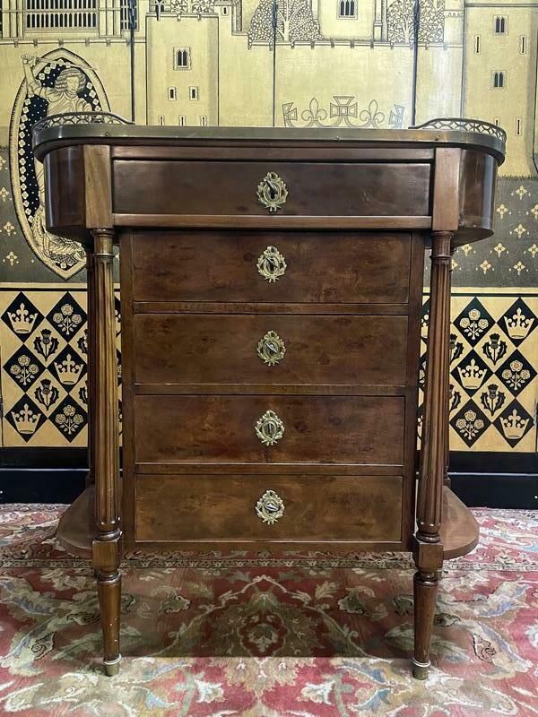 Console D'entrée De Style Louis XVI En Acajou