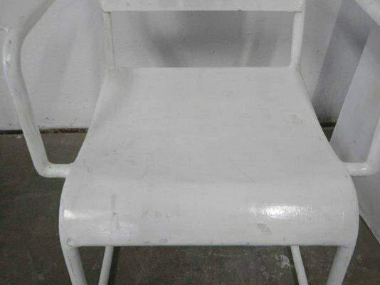 Iron Chairs And Coffee Table, 1960s, Set Of 4 photo vintage