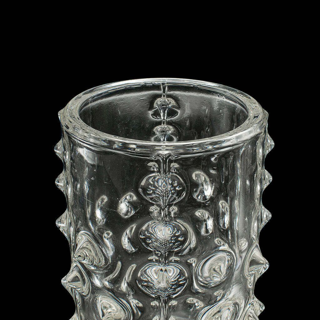 photo furniture Small Vintage Bohemian Flower Vase, Czech, Art Glass, Posy Sleeve, Circa 1970