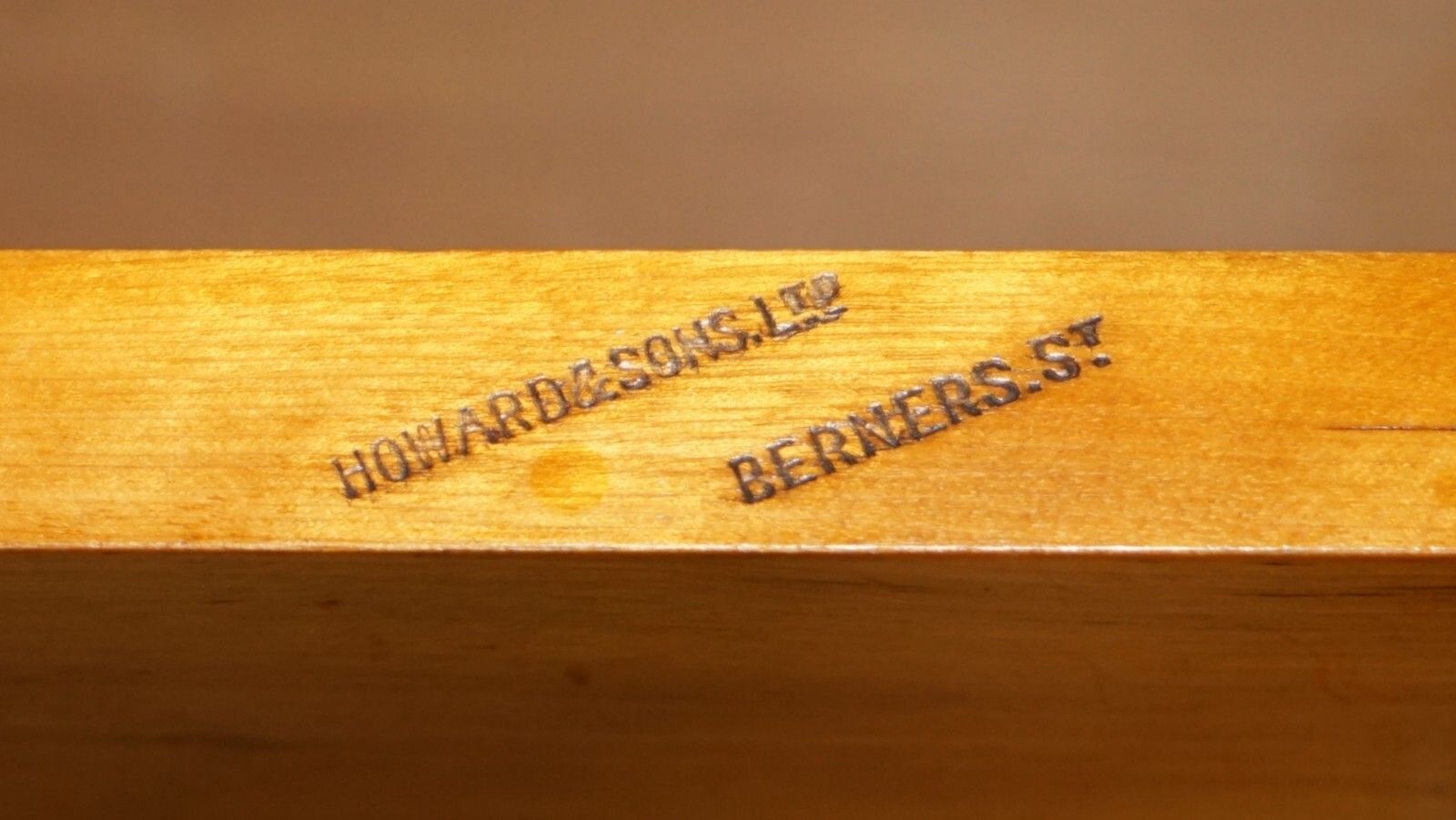 Very Rare Antique Victorian Howard & Son's Stamped Victorian Chest Of Drawers photo for sale
