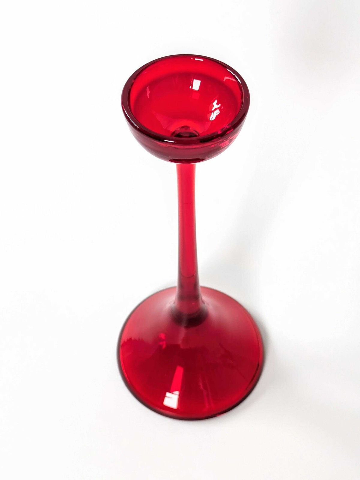Glass Candlestick | Cari Zalloni Wmf | 1970's photo 69.0