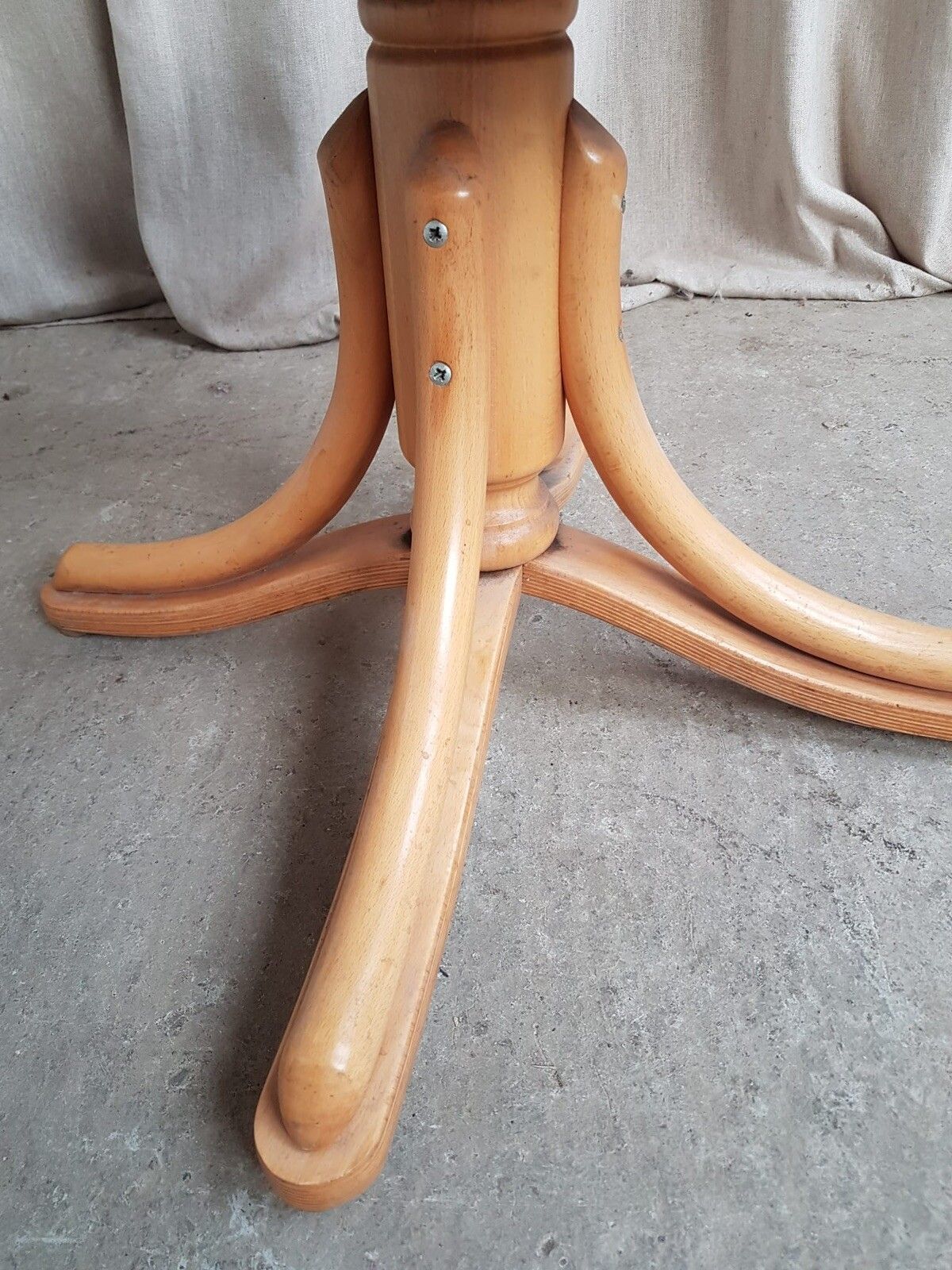 photo for sale Vtg Early Mid Century Side Occasional Desk Swivel Chair Danish Scandi Retro R619