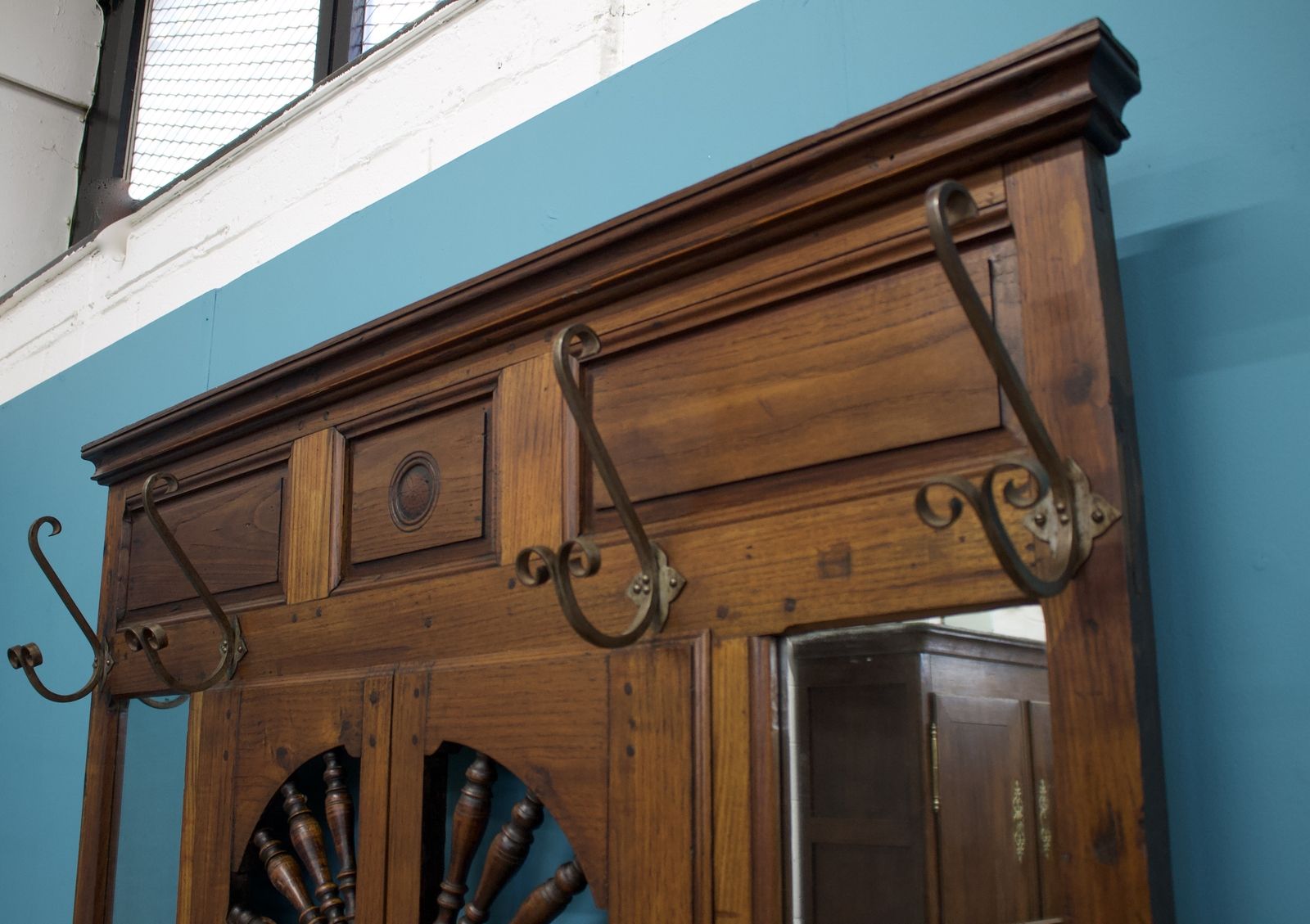 Antique 19th Century Large French Hall Stand photo for sale