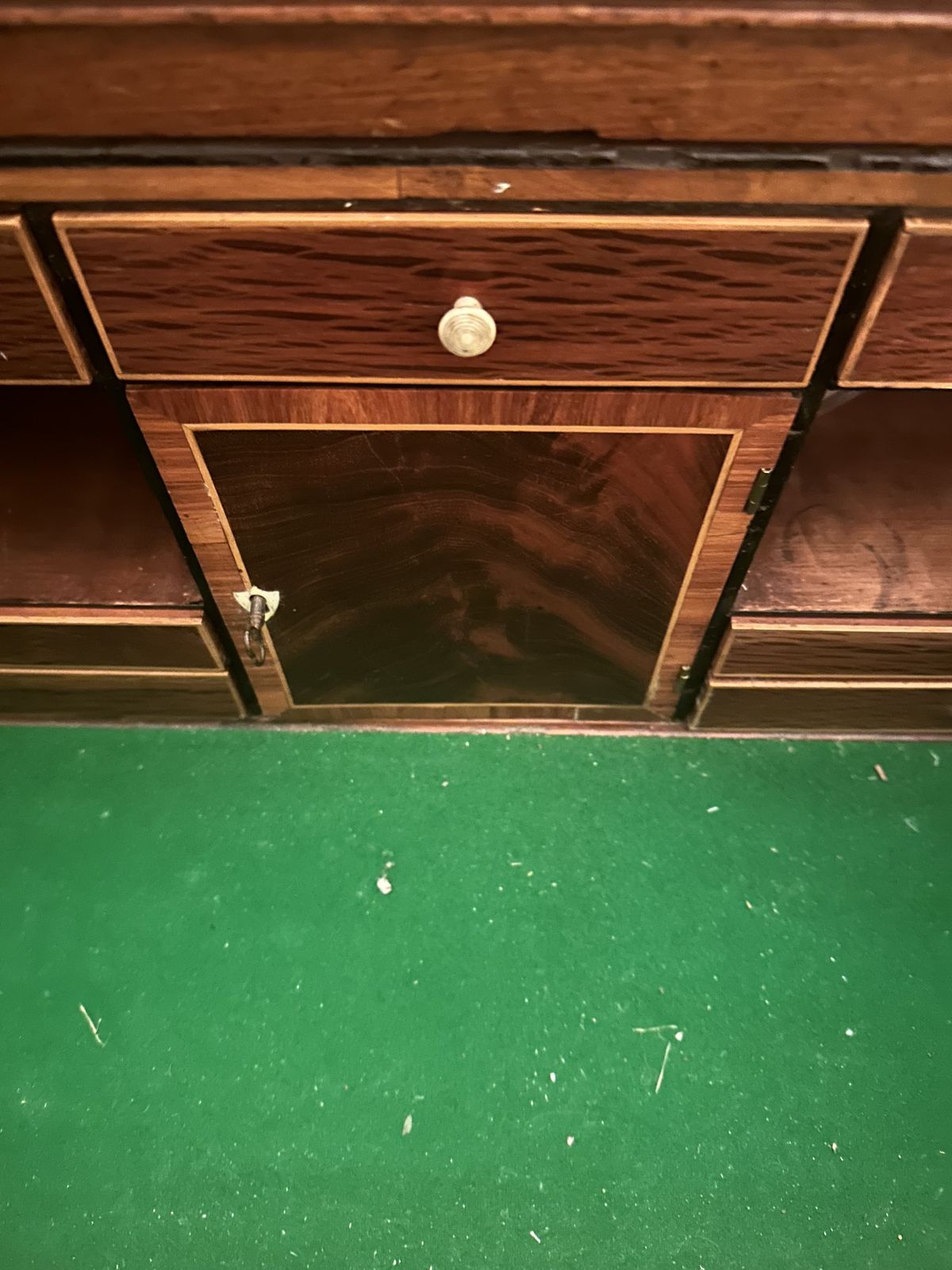 photo furniture Large, Mahogany Secretaire Chest Of Drawers