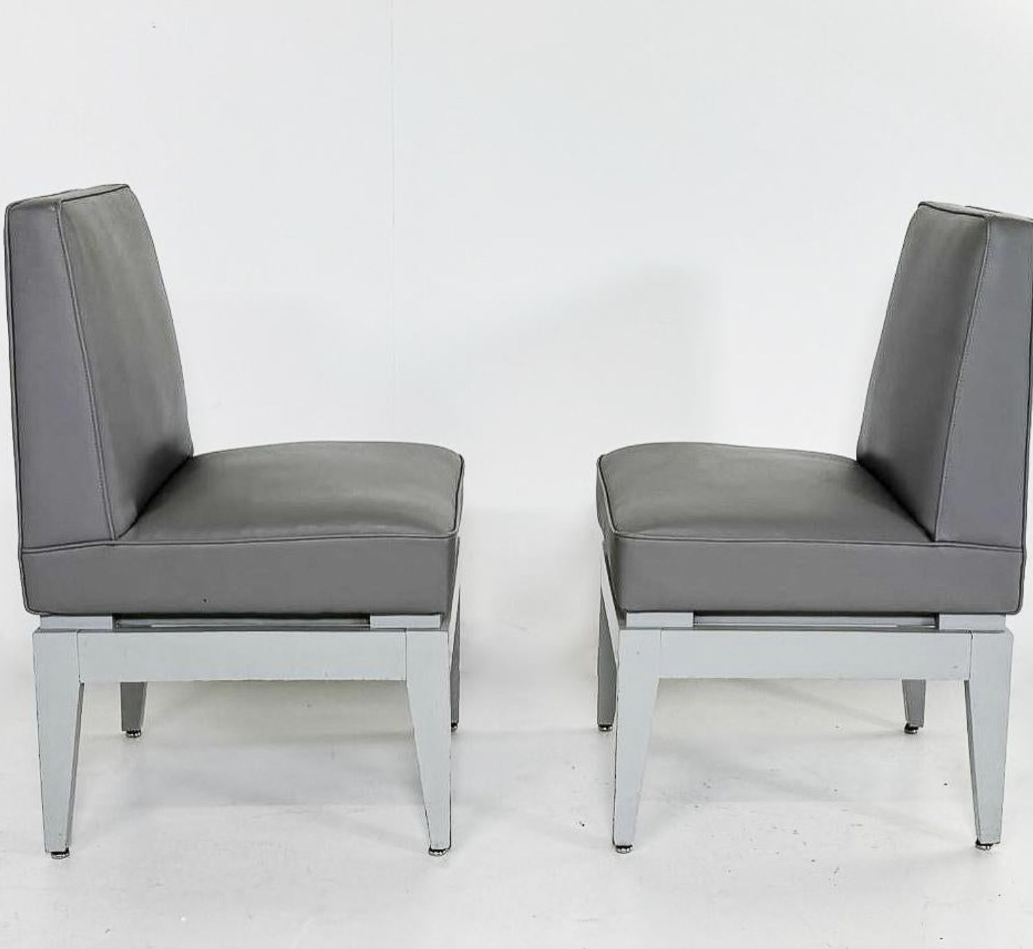 Mid Century Modern Pair Of Chairs By Emiel Veranneman photo Furniture