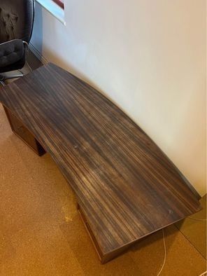 Morris Of Glasgow Curved Mid Century Desk photo vinterior