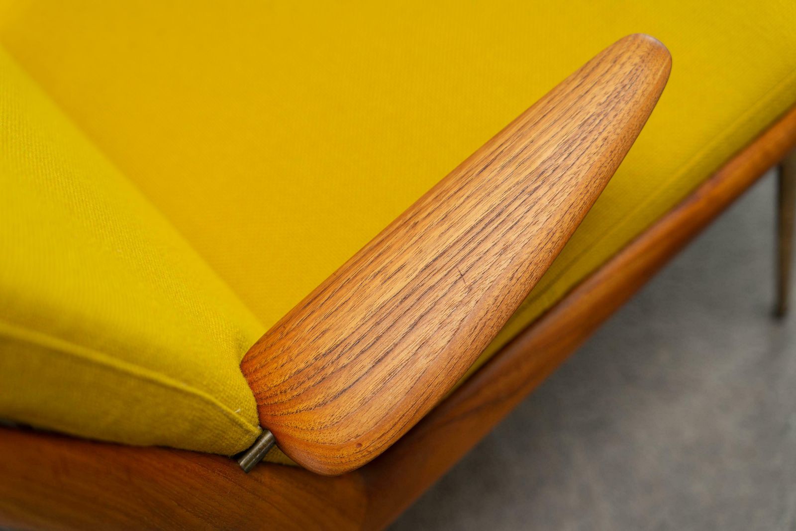 photo furniture 1950s Danish "Boomerang" Chair Fd135 By Peter Hvidt & Orla Molgaard Nielsen, F&D