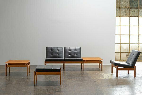 Modular Seating Group Sofa By Yngve Ekström Domino For Swedese, 1970s, Set Of 4