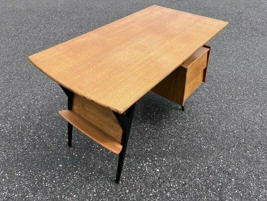 Vintage Desk By Louis Paolozzi, 1950s photo Furniture