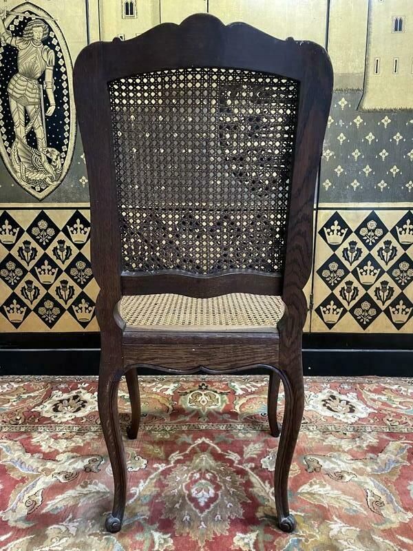 Suite De 6 Chaises Cannées Style Louis XV En Chêne photo Furniture