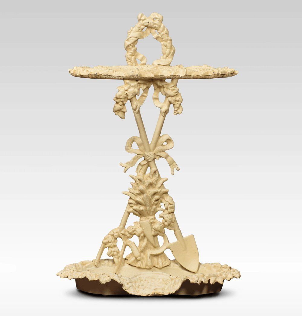 Coalbrookdale Style Cast Iron Umbrella Stand
