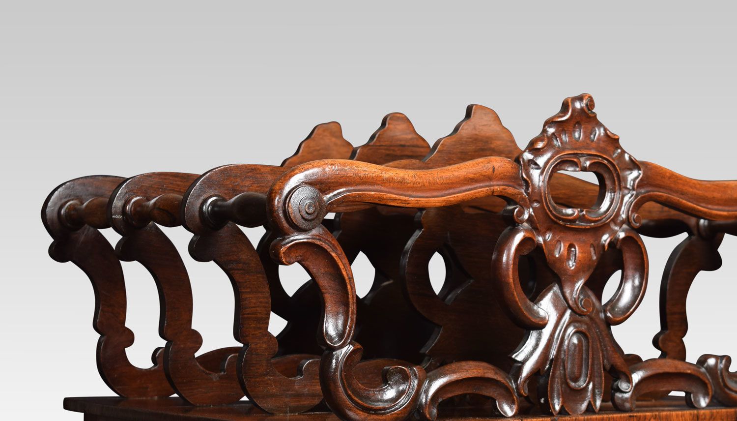 Early Victorian Rosewood Canterbury photo 1170.0
