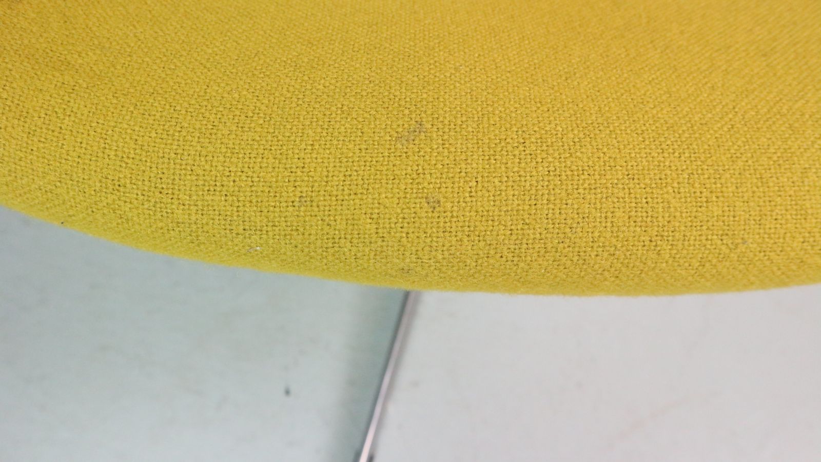 photo for sale Swan Chair In Yellow Designed By Arne Jacobsen And Fritz Hansen