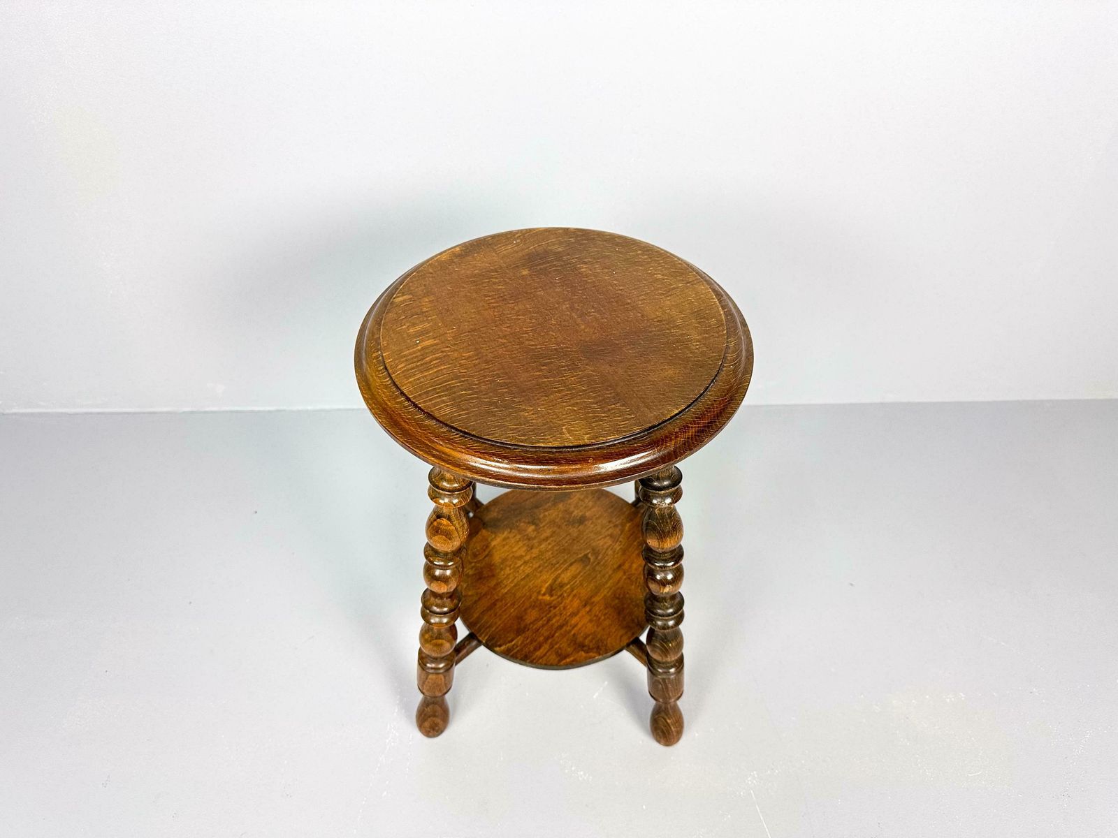 photo for sale Vintage Carved Stool | Farmhouse And Cottage Decor | Display Table And Plant Stand