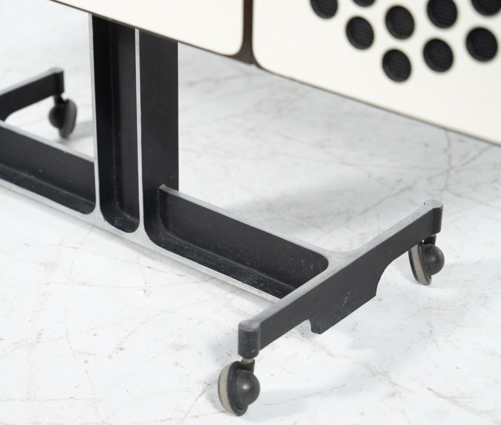 White Record Player Brionvega By Achille & Pier Giacomo Castiglioni, 1960s photo furniture