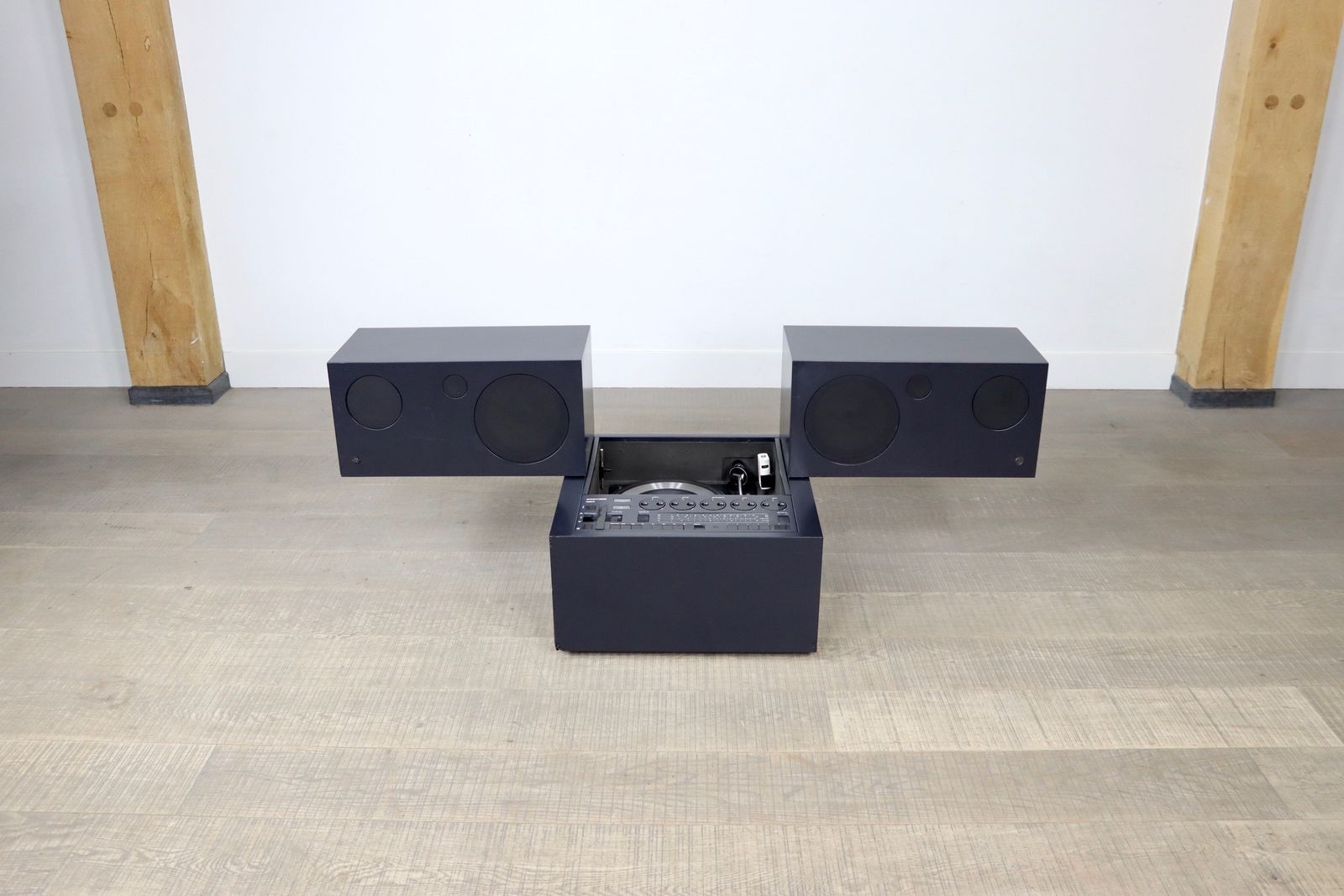 Zeldzame Brionvega Rr130 Totem Radio Door Mario Bellini, Jaren 1970 photo vinterior