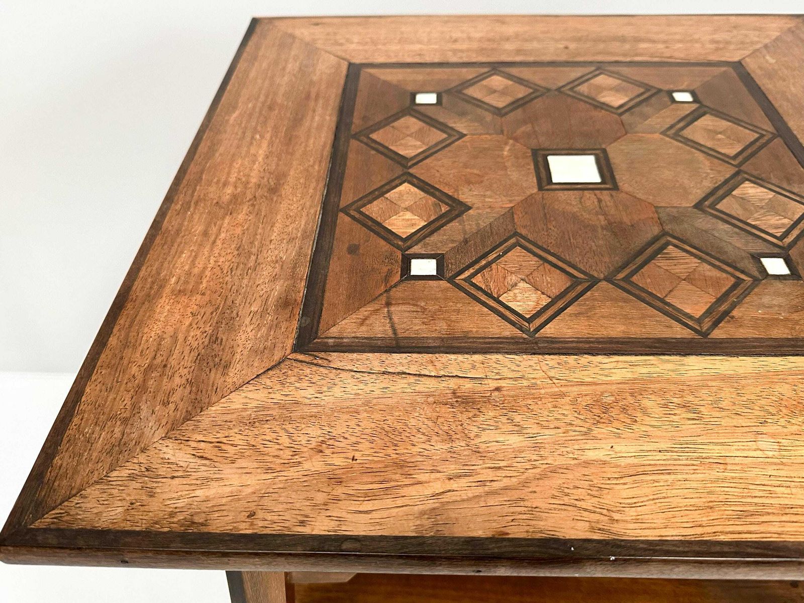 Vintage Art Deco Inlaid Side Table, 1930s Design | Dutch Amsterdam School photo 602.0