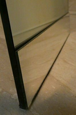 photo buy Vertical Mirror In Oblique Curved Glass By Massimo Morozzi For Fiam, 1980s