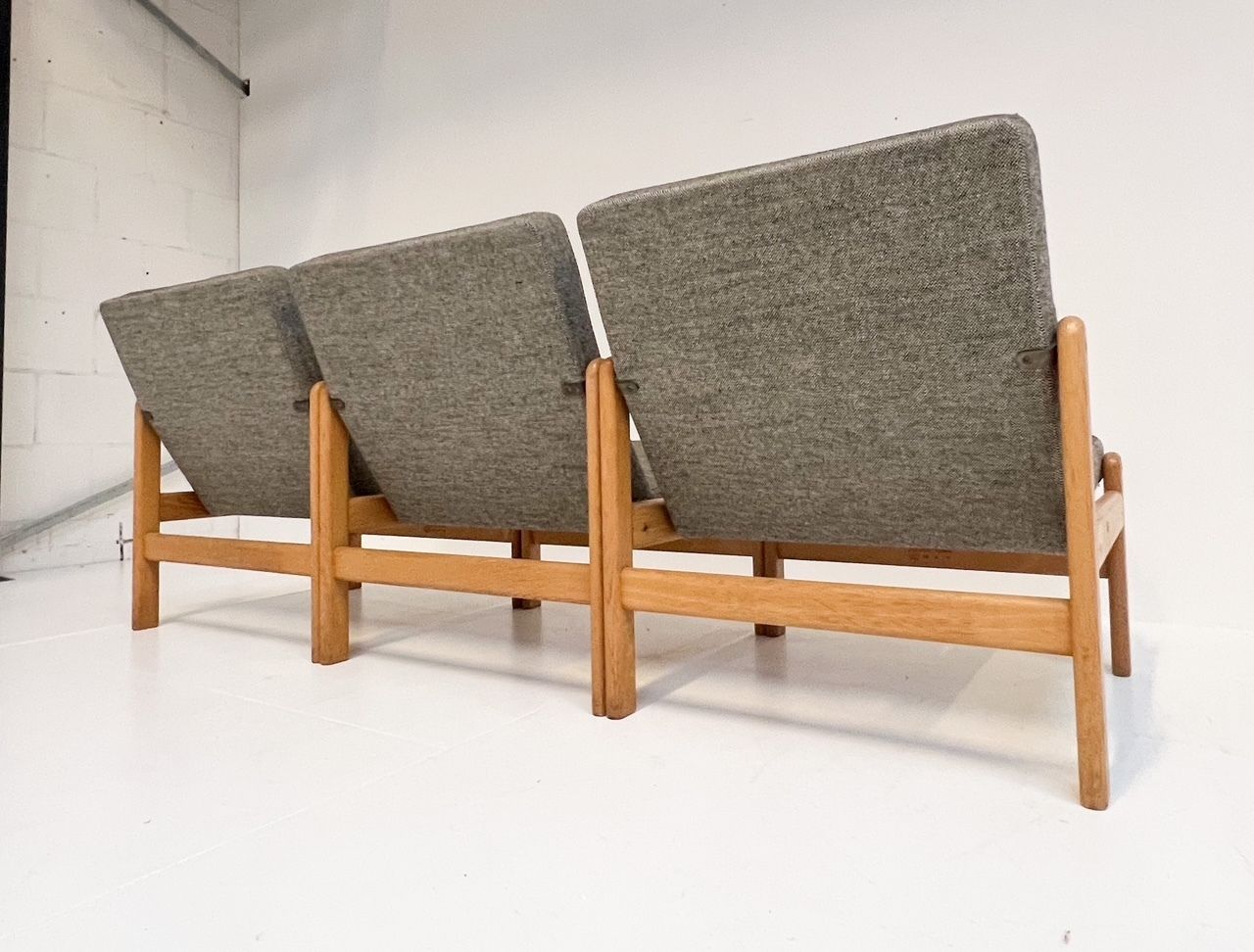 Set Of 3 Lounge Chairs/ Sofa Van Jørgen Baekmark Voor Fdb photo vintage