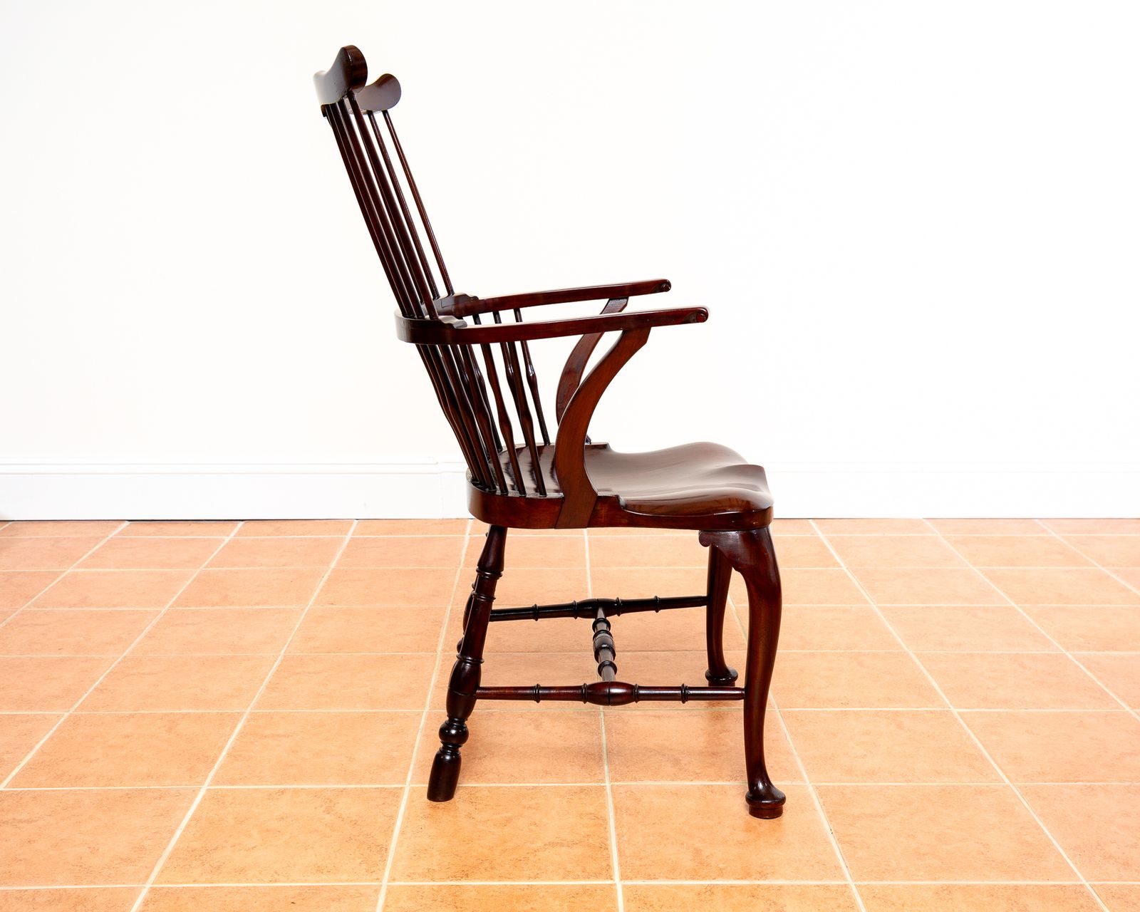 Fine Thames Valley Windsor Chair Mahogany 18th Century Fine Antiques Windsor Armchair Country House Antiques Stamped Windsor Chair 1790 1810 photo buy
