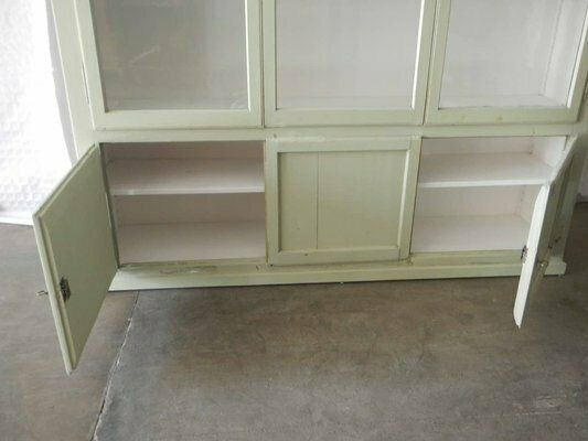 Vintage Fir Display Cabinet, 1950s photo vinterior