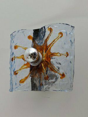 Sconces Attributed To Toni Zuccheri For Mazzega, Italy, 1970s, Set Of 2 photo 753.0