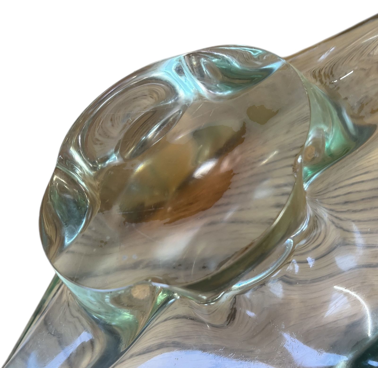 Mid Century Murano Art Glass Bowl.Mid Century Murano Art Glass Bowl. photo furniture