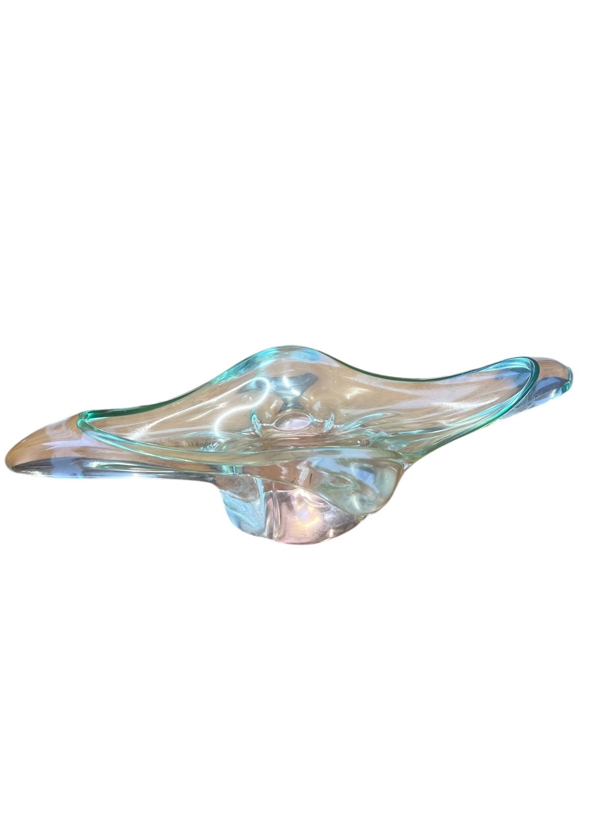 Mid Century Murano Art Glass Bowl.Mid Century Murano Art Glass Bowl. photo vinterior