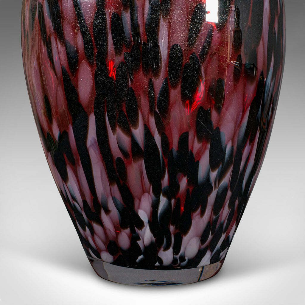 Large Vintage Display Vase, Italian, Art Glass, Flower Urn, Murano, Circa 1970 photo buy